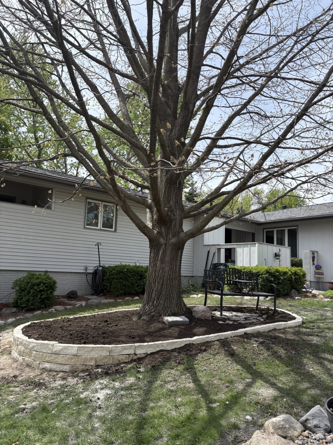 Landscaping project in Des Moines Central Iowa