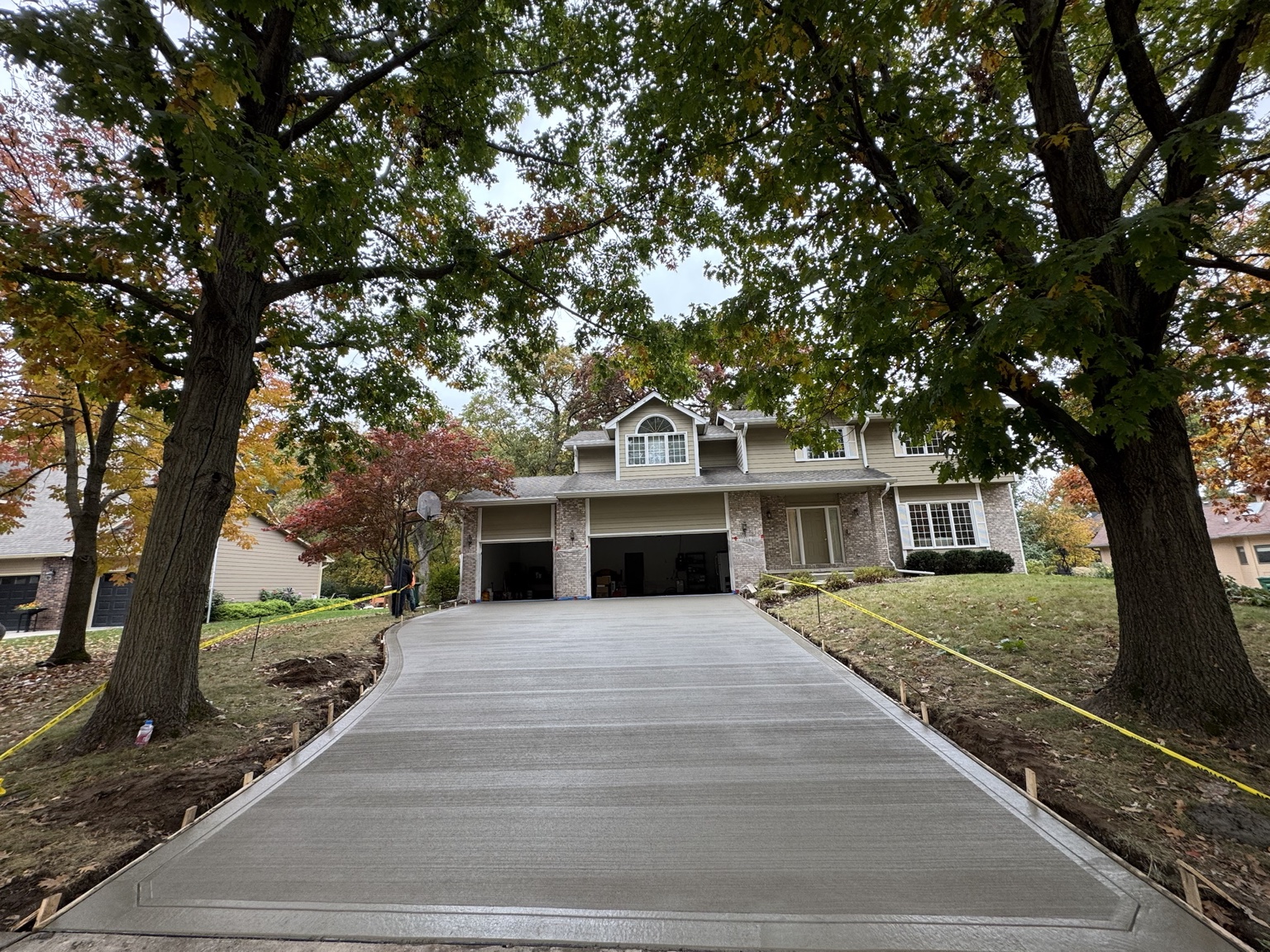 Concrete project in Des Moines Central Iowa