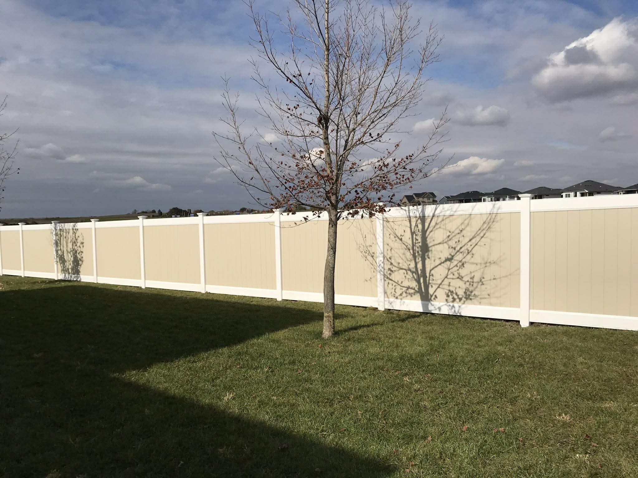 Fencing project in Des Moines Central Iowa