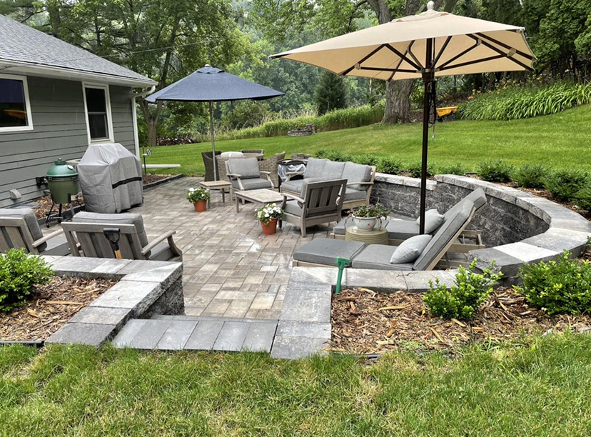 Patios project in Des Moines Central Iowa